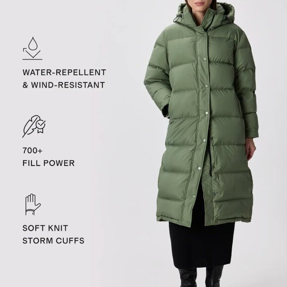 Responsible Down Long Puffer Jacket - Picture 1 of 3